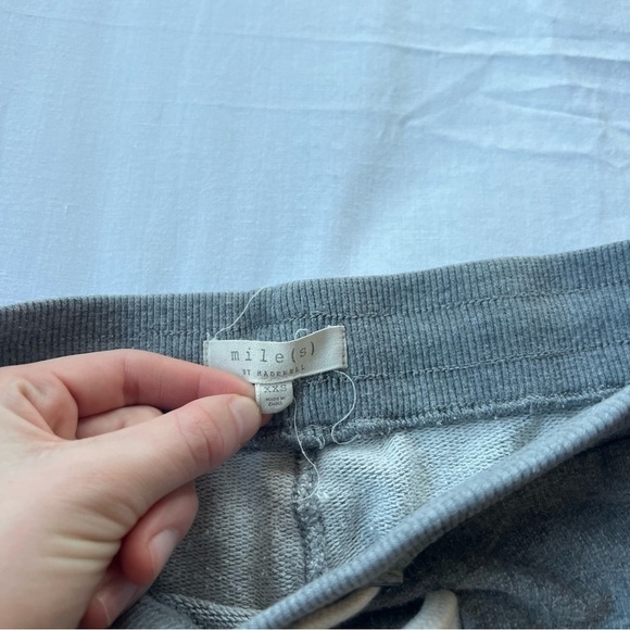 Madewell miles by Madewell Stripe-Inset Varsity Sweatpants  9910 - Picture 8 of 13